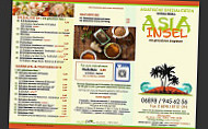 Asia Insel menu