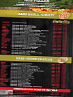 Allo Pizza menu