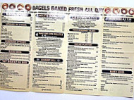 O'bagel Bagelry Deli menu