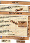 LA PAILLOTE menu