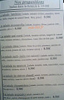 La Saladerie menu