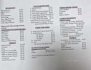Bayshore Bagels menu