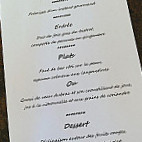 Ô Bistrot Du Marché menu