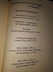 Bartewirt menu