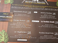 Rodizio Brazil Colombes menu