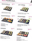 Lady Sushi La Grande Motte menu