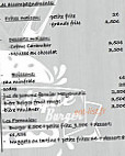 L'authentique Burger menu