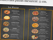 Le Beffroi menu