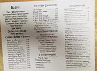 Bagel Garden menu