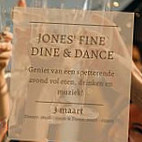 Jones Foodbar menu