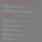 L'o Pure Thai Style menu