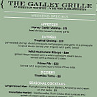 The Galley Grille menu