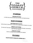 The Galley Grille menu