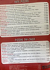 Pizza Vénitienne menu