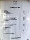 Jagdhotel Am Strehlesee menu
