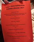 Gasthaus Zum Schwanen menu