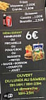 Taco's Des Remparts menu