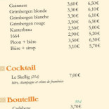 Le Skellig Cardápio