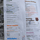 Strandpaviljoen Sport menu
