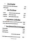 La P'tite Brasserie menu