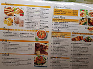 Yes Thai Food menu