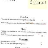 Ô Mirail Cardápio