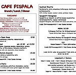 Cafe Pispala menu