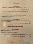 Saveurs Des Orgues menu