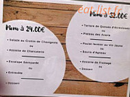 L'alpage menu