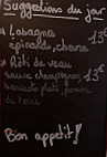 Chez Angelina menu