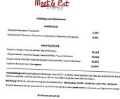 Meet & Eat by Sandro menu