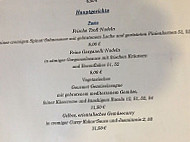 Santé Royale menu