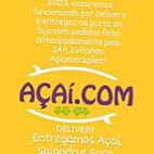 Açaí.com menu