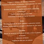 Hosteria La Bohème menu