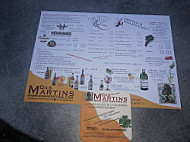 Das Martins menu
