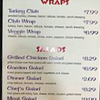 Stilwell Bakery Cafe menu