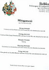 Landgasthof Siebler menu