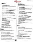 Hamden Inn menu