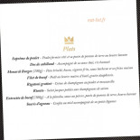 Monarch Cardápio