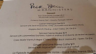 Rick Stein at Bannisters menu