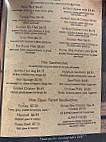 Hyde Diner menu