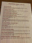 Trappers Saloon menu