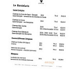 Jean's Cafe menu