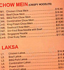 Blue Sky Chinese Cuisine menu