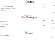 Les Saveurs D'enrica menu