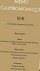 Au Bon Accueil menu