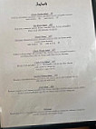 Adirondack On Long Lake menu