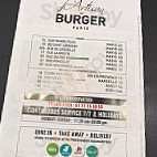 L'Artisan Du Burger "L'Art du Burger des grands Chefs" menu
