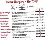 Heat and Burger menu