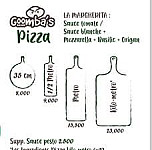 Goomba's Pizza menu